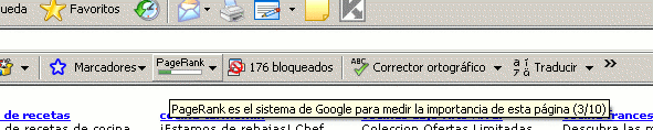 PageRank en Barra de Google